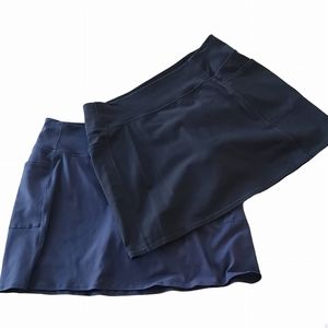 Skechers Womens Skorts. Sz.Xl. Navy and Black. Excellent Condition.